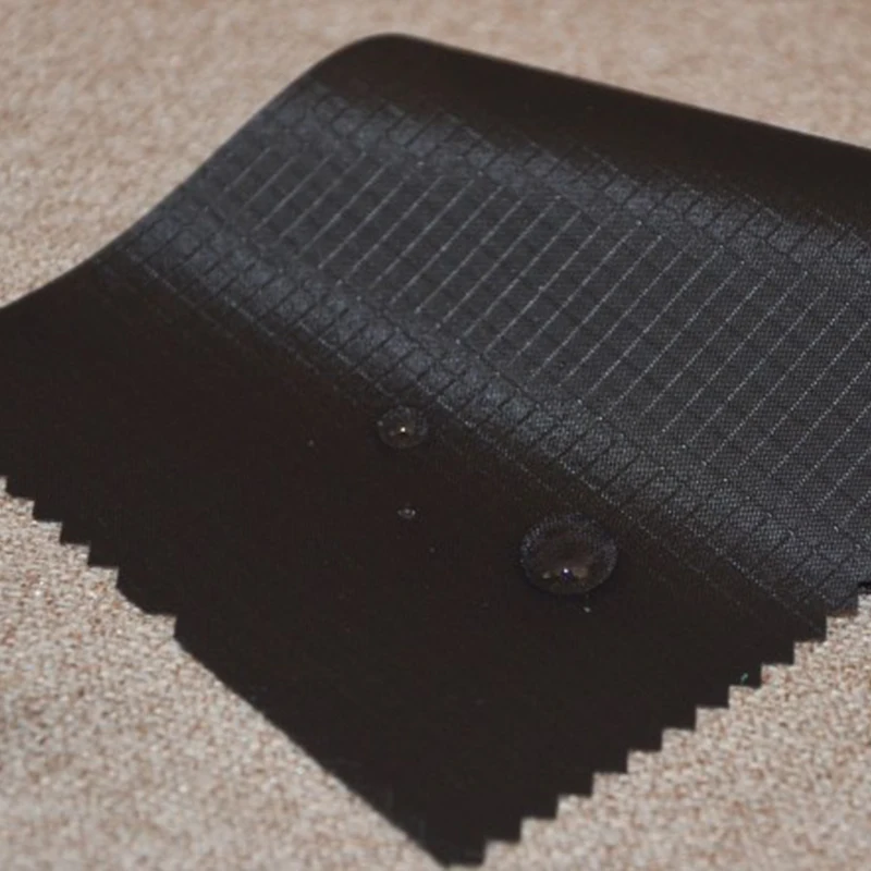 1 m leichter, wasserdichter Stoff, Polyester-Taft, Ripstop, wasserdichter PU-beschichteter Stoff zum Selbermachen, Nähen, Regenmantel, Einkaufstasche – Detail 4