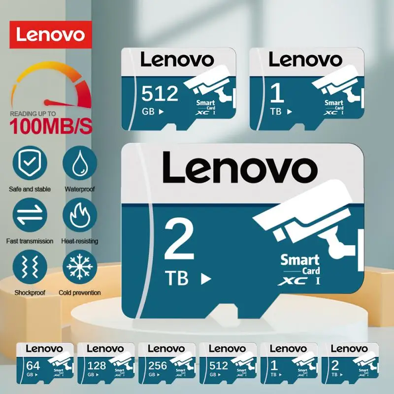

Lenovo EVO PLUS карта памяти, класс 10, 512 ГБ, 256 ГБ