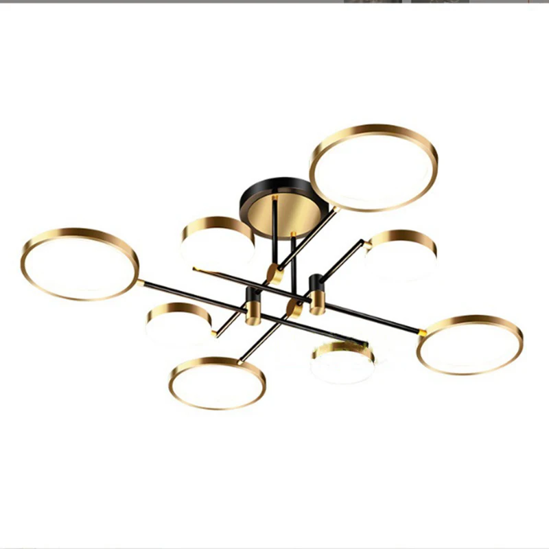 LED Chandelier Ceiling Lamp Nordic Light Smart Creative Villa Living Room Interior Decoration Bedroom Dining Room