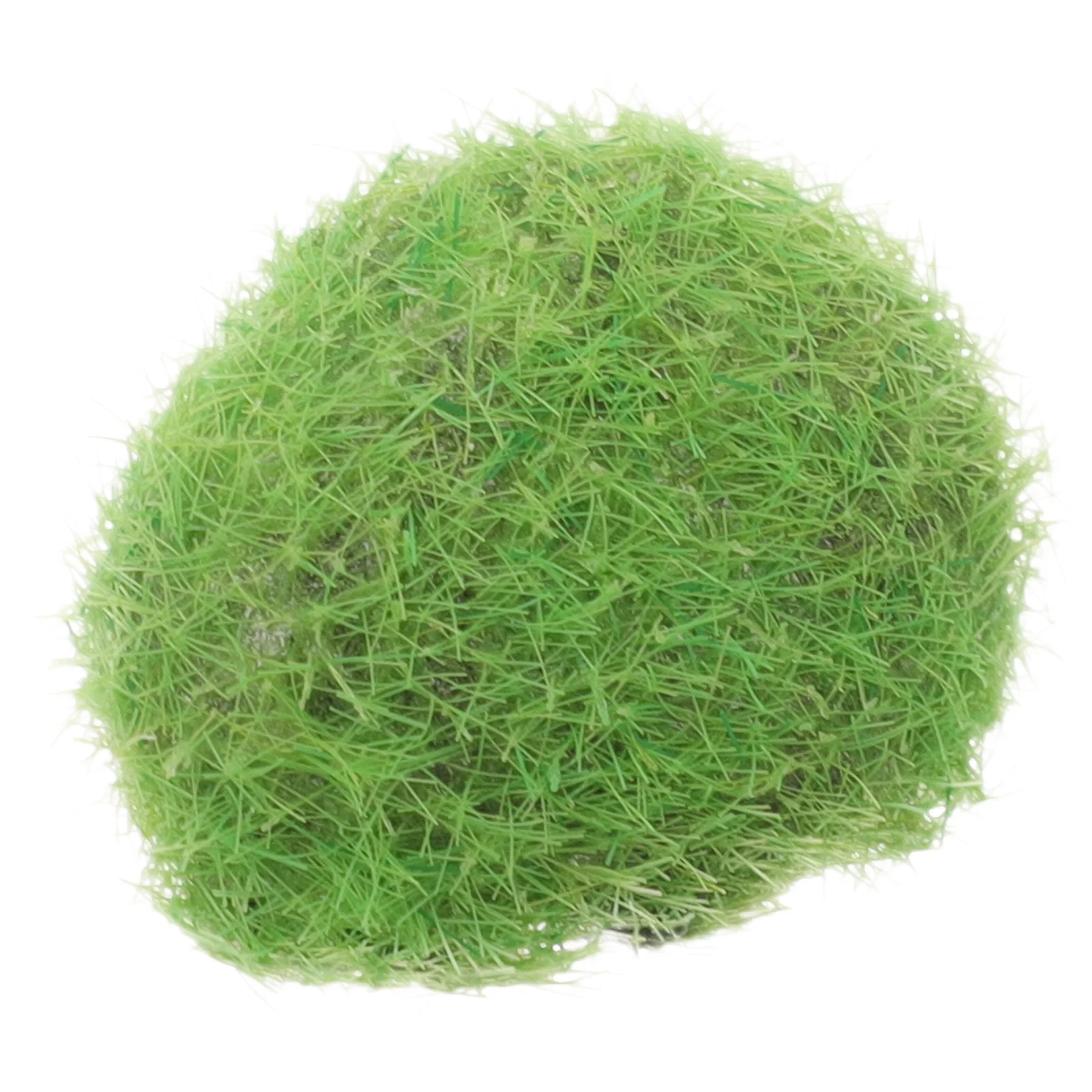 

Simulated Green Algae Ball Decor Fake Moss Stone Aquarium Layout Prop Resin Fish Tank