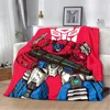 Anime Transformers G1 Car Robot Printed Blanket Picnic Blankets Warm Blanket Soft Comfortable Blanket Home Travel Birthday Gift 2