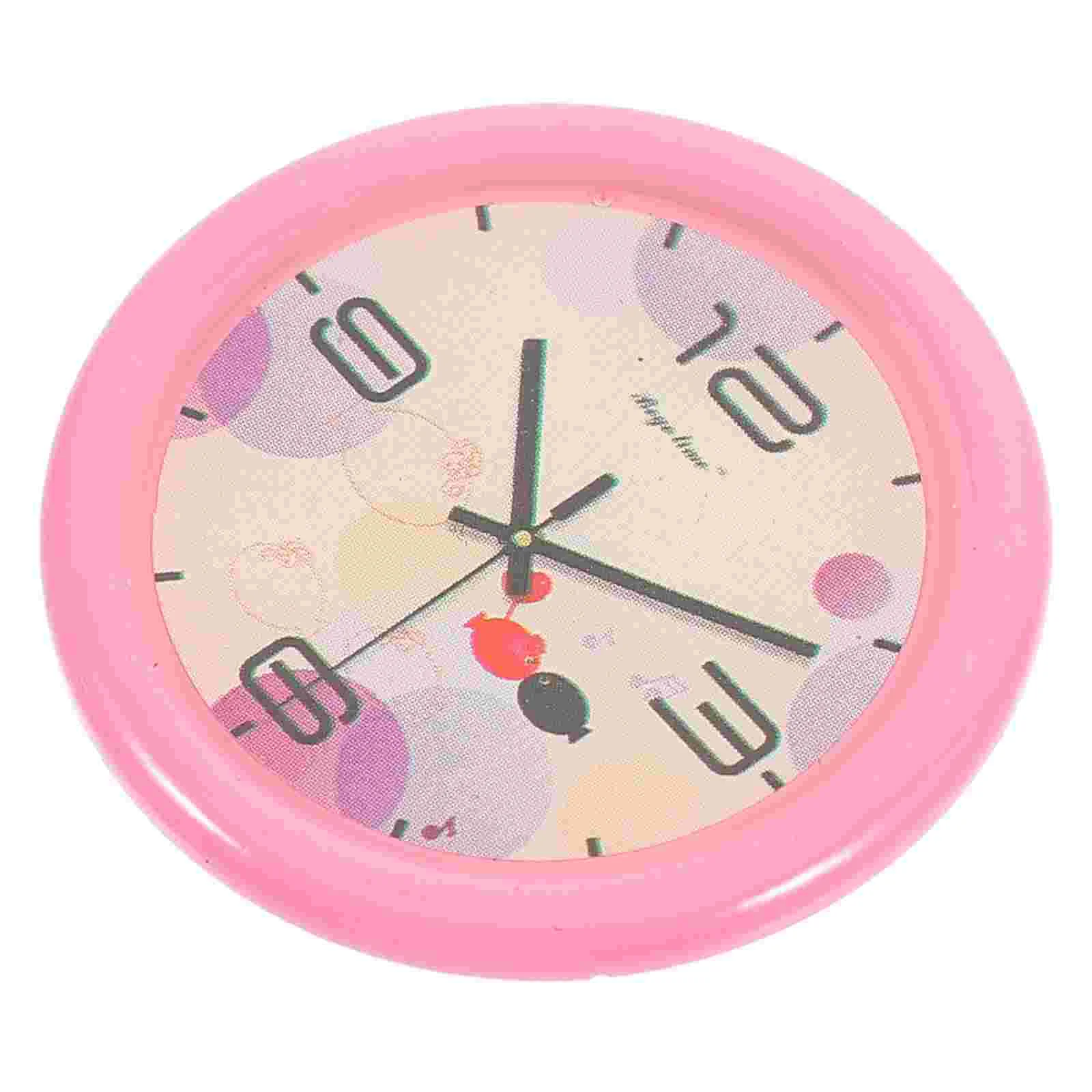 

House Miniature Clock Model Hanging Miniatures Accessories Tiny Wall Furniture