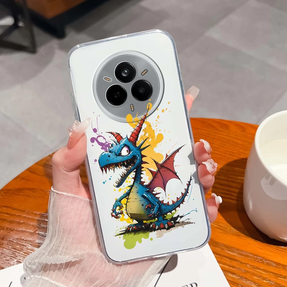 Cute Kitten Pattern Anti-Slip Clear Soft Silicone TPU Case