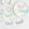 INS Acrylic Wings Shape Carabiner Korean Candy Color Card Holder Keychain Decorative Buckle Mountain Buckle Bag Pendant 3