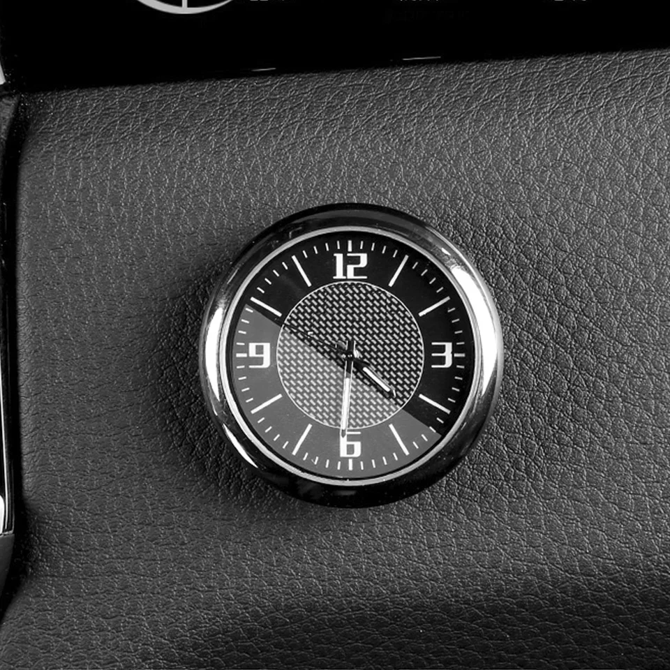 カークロック発光スティックオンミニデジタル時計力学クォーツ