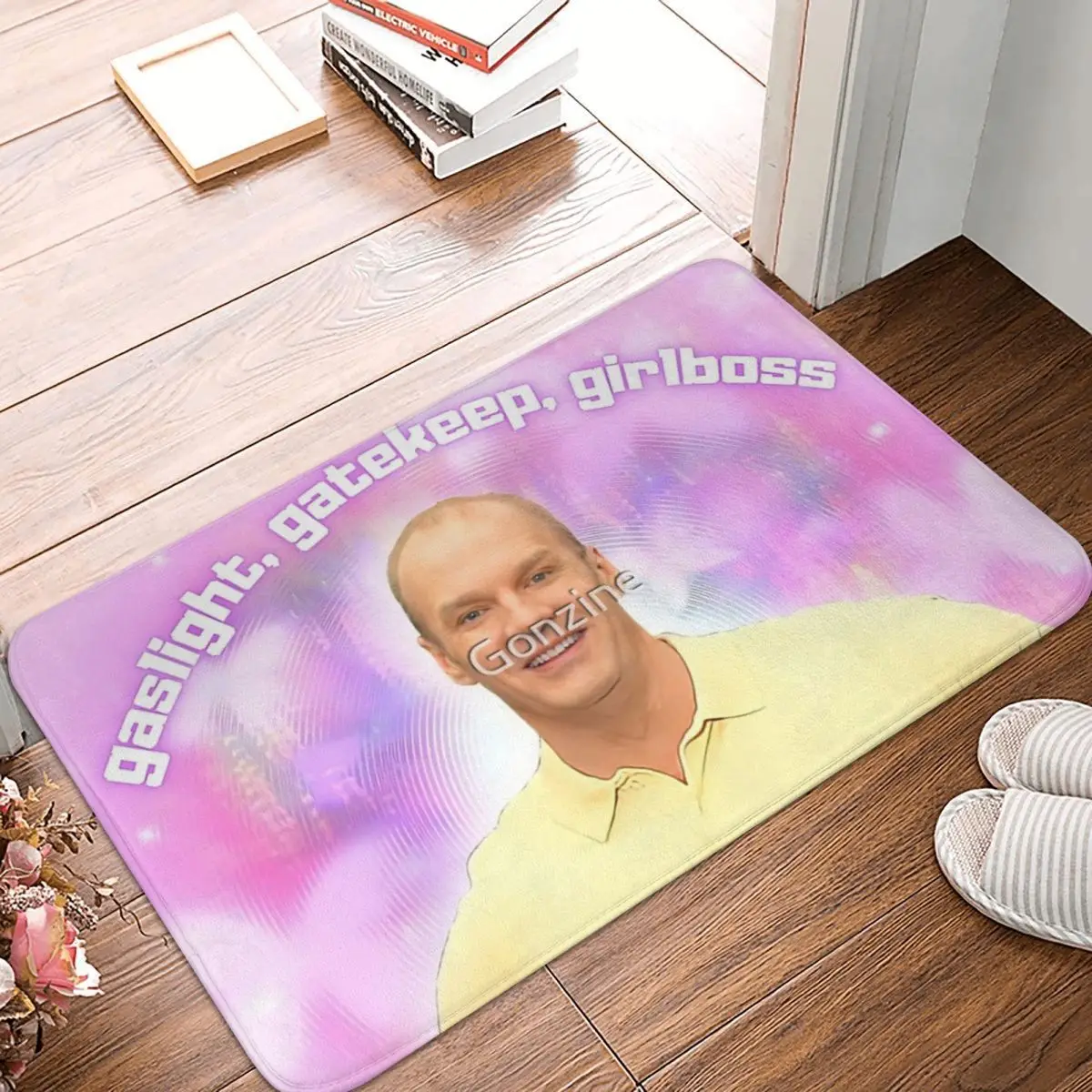 

Gaslight, Gatekeep, Girlboss 60x40cm Carpet Polyester Floor Mats Cute Style Living Room Gifts