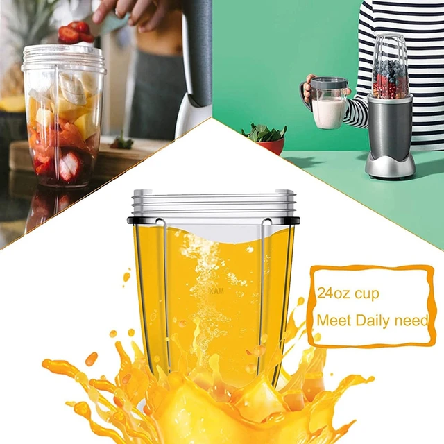 Blender Cups & Blade Replacement Set for , 32Oz Huge Cup, Compatible for  600W/900W Blender - AliExpress
