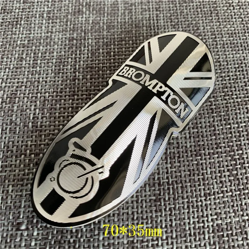 Autocollant de cadre avec logo Brompton - Édition noire