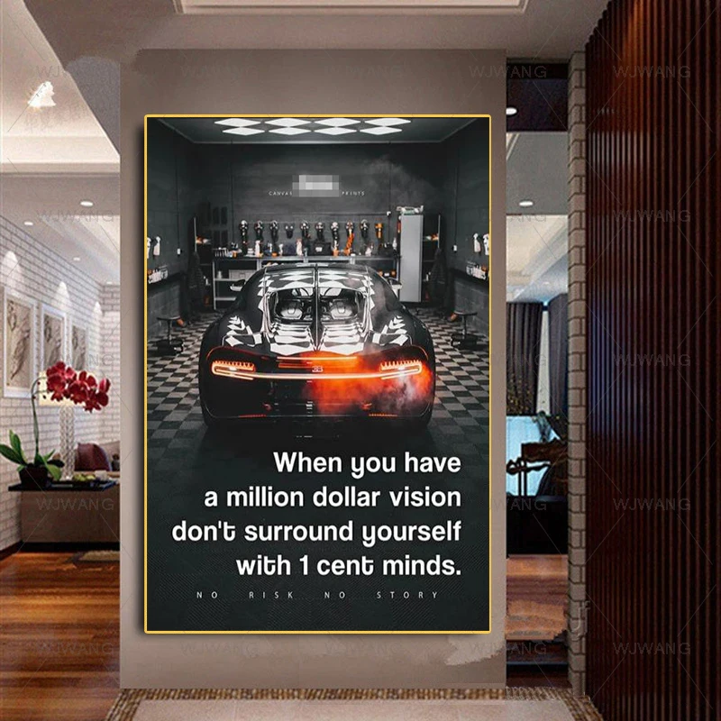 

Super Racing Inspirational Quotes Canvas Poster and Print Mural Living Room Decorative Painting Wall Art Pictures For Home Decor