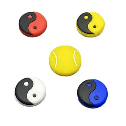 Set of Cute Silicone Tennis Vibration Dampeners - Tennis Racket Anti-Vibration Accessories (5 pcs)