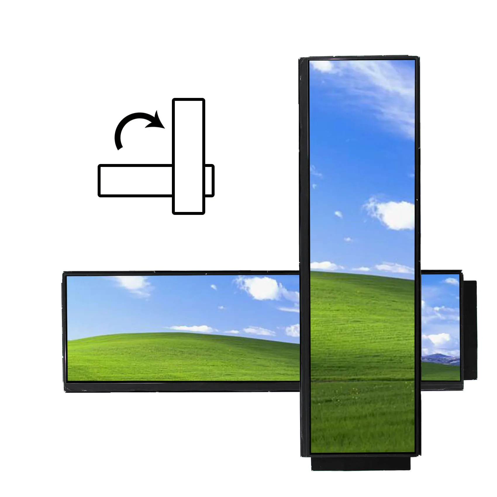 中古 VSDISPLAY 12.6インチ IPS 細長液晶 ディスプレイ Amazon.co.jp