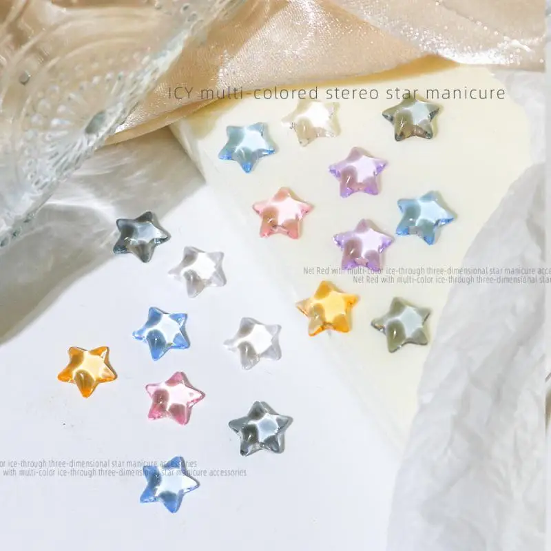 

Starfish Nail Decoration Waterproof Unique Striking Dazzling Versatile Exquisite Resin Accessories Not Easy To Fall Off