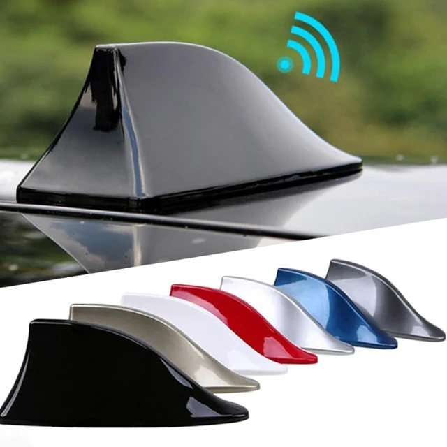 Antena de aleta de tiburón para coche, señal de Radio automática, antenas  de techo para modelo de coche universal, estilo de coche - AliExpress