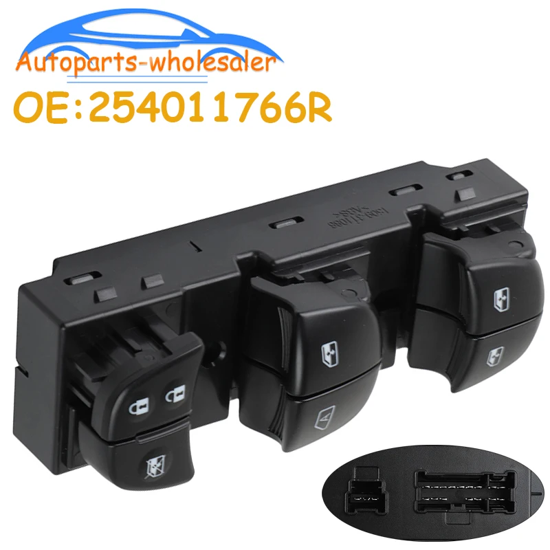 Renault Kadjar Power Window Switch 25401-1766R 2015-2021