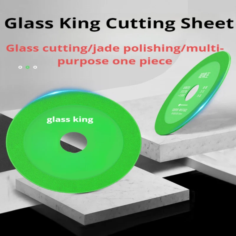 

100mm Glasscutting blade Ceramic tile Jade crystal wine bottle Grinding diamond ultra-thin saw blade Glass cutting blade