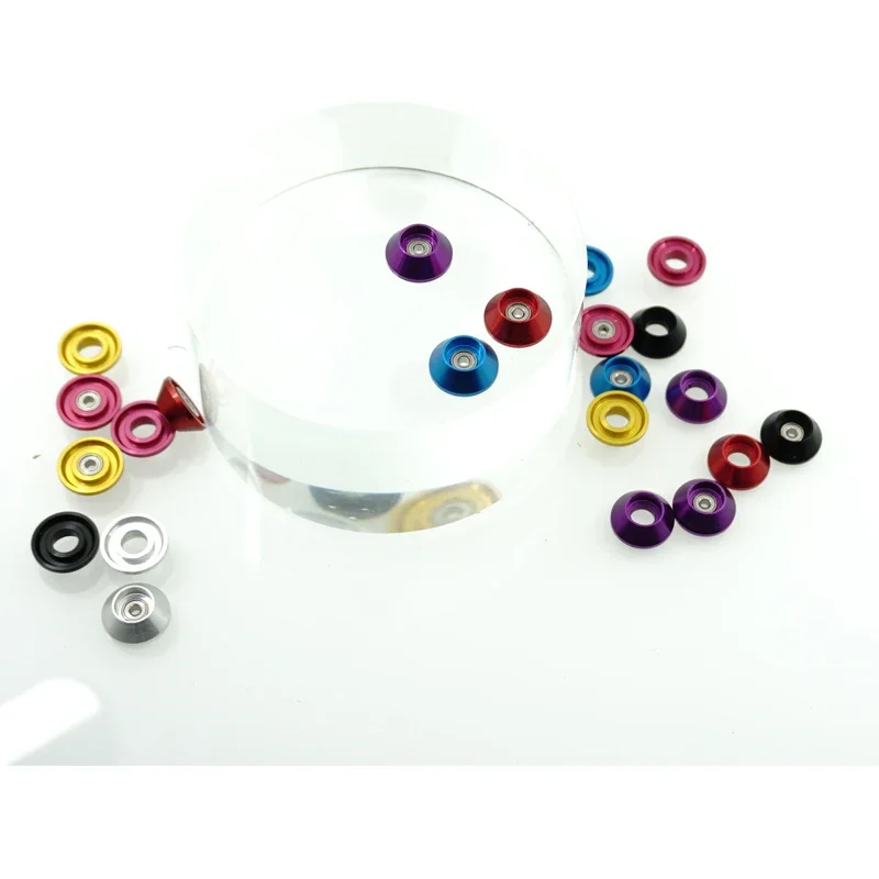 Self Made Tamiya Mini 4Wd Parti Hg 13Mm Tapered Sfera In Alluminio-Race Rulli Ringless 1 Set Prezzo Per Tamiya Mini 4Wd Auto Da Corsa