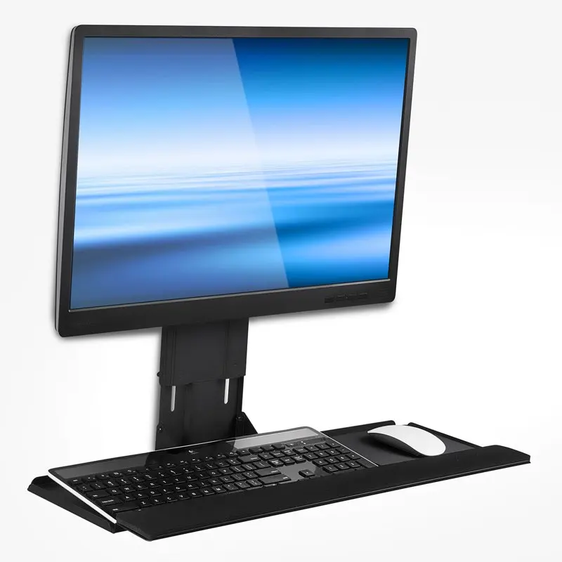 

NEW tv stand Monitor and Keyboard Wall Mount | Height Adjustable | 25 Inch Wide Platform with Mouse Pad