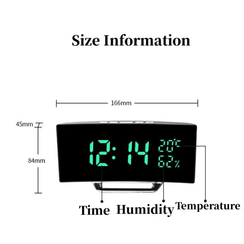 Digital Table Clock | Led Display Alarm Clock