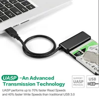 USB 3.0 to SATA Cable Convert Splitter with DC Power Supply Port Up Sata III Data Cord PC 2.5inch HDD Laptop SSD Cable Adapter - Image 3