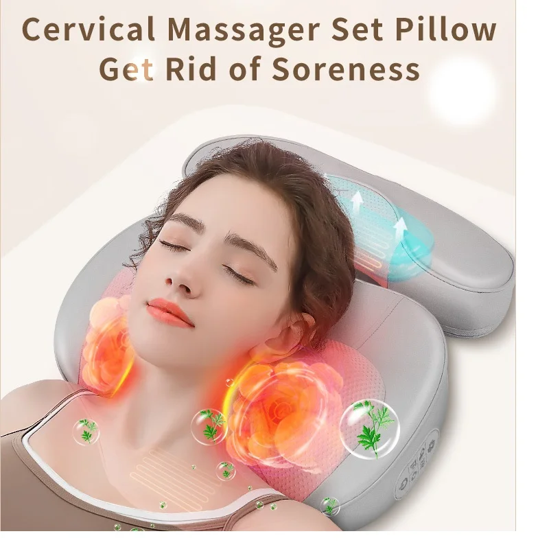 Electric Neck Massager Pillow for Home and Car