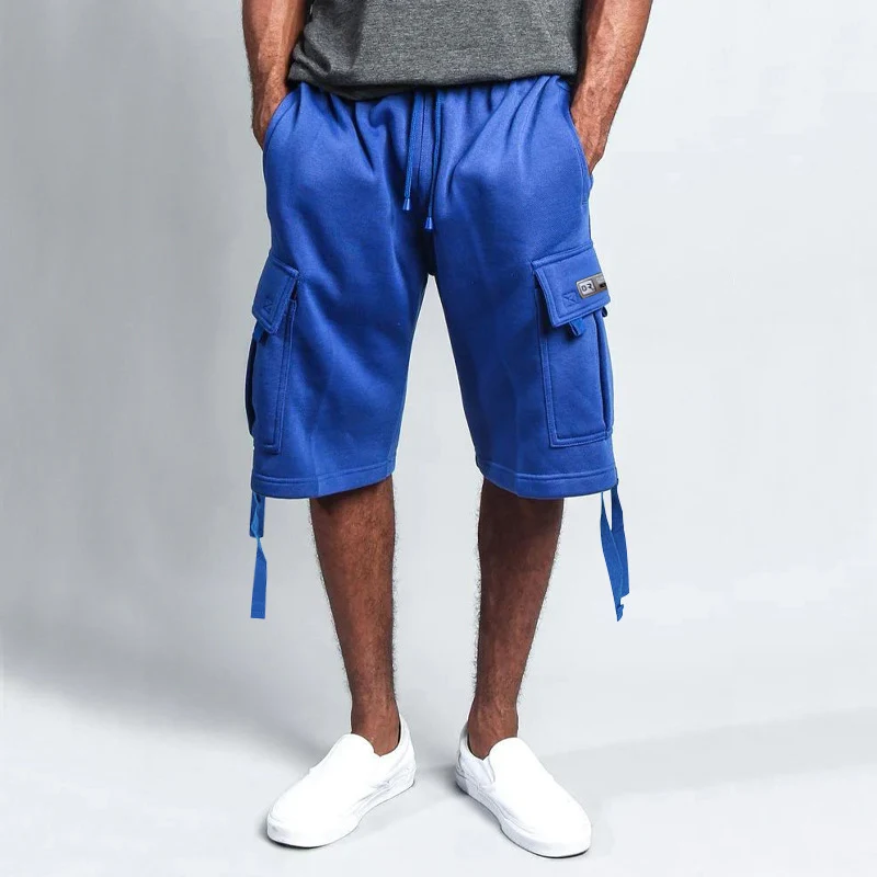 

Мужские летние шорты, новинка 2024, модные прямые брюки-карго с несколькими карманами, Мужская одежда, повседневные Прямые шорты на завязках