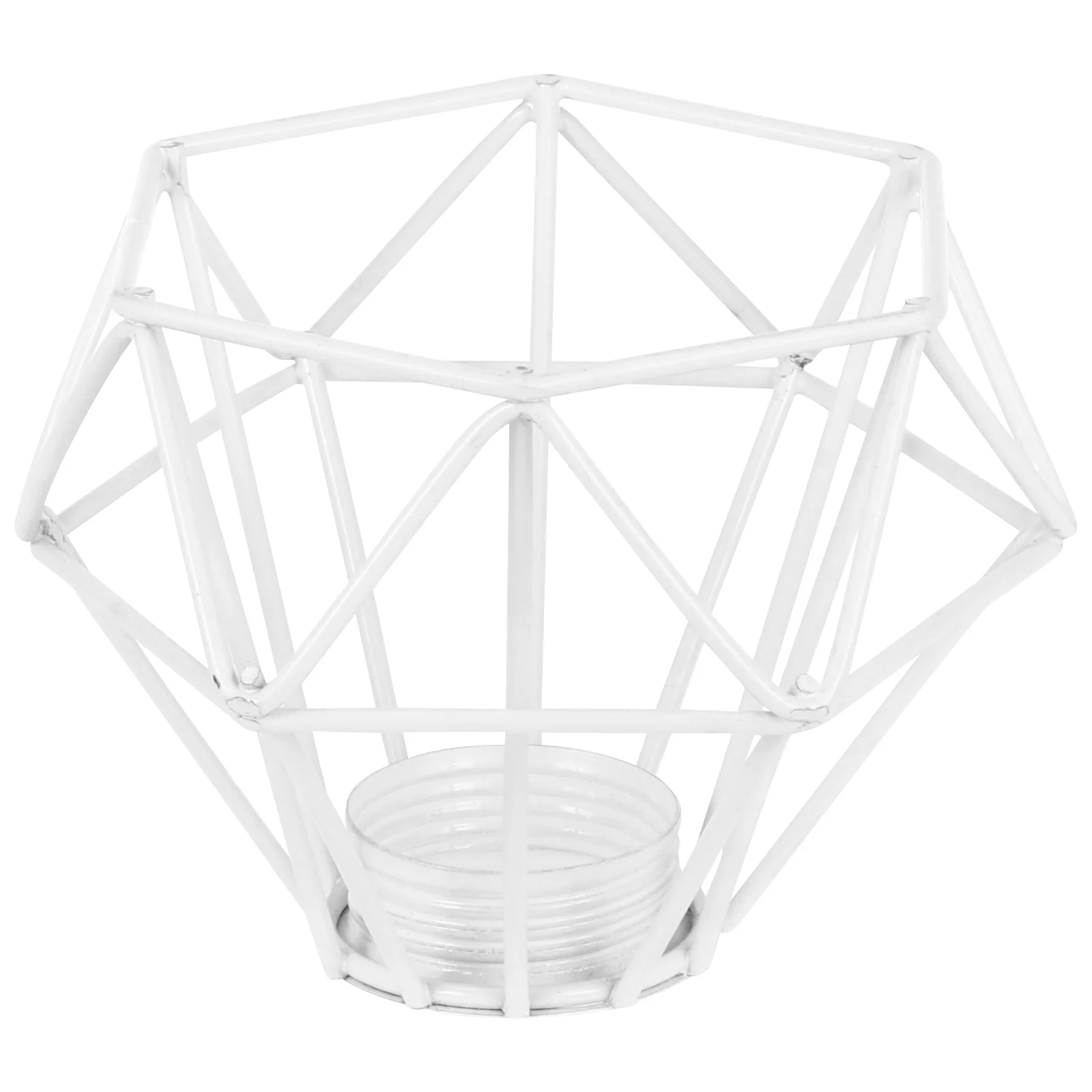 

Retro Light Shade Chandelier Cover Hollow-Out Iron Diamond Shape Lamp Shade Lamp Shade Metal Retro Chandelier Accessories