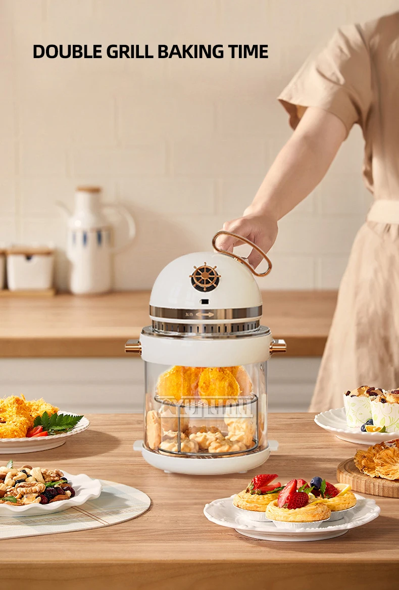 Description Picture 5 of itemHousehold  Portable Visual Air Fryer Multi-functional Intelligent Electric Fryer Kitchen Appliance
