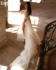 Customized Wedding Dresses Sweetheart For Strapless Women 2024 Charming Simple Tulle Bridal Gowns Side Slit Vestidos De Novia 2