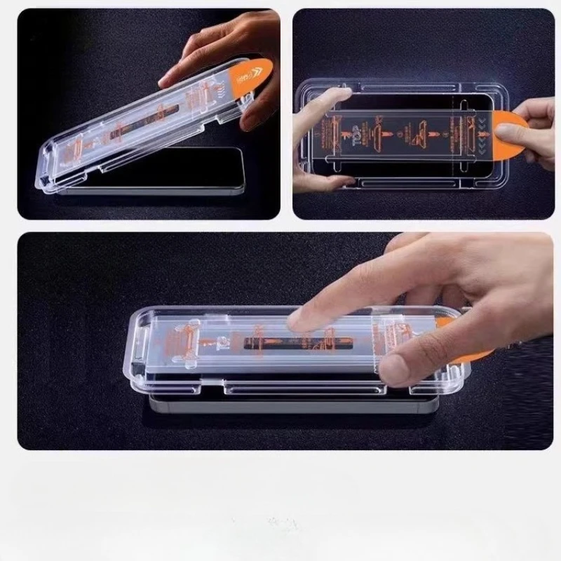 Dust-Free Easy Auto Installation Tool for Tempered Glass Screen Protector and Protective Film