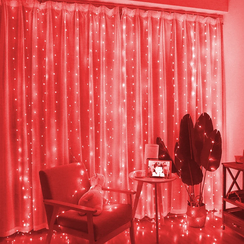 thumbnail image 1 of Guirnalda de luces navideñas con USB, guirnalda de luces navideñas, decoración navideña para el hogar, lámpara decorativa de Año Nuevo, 1 of 5