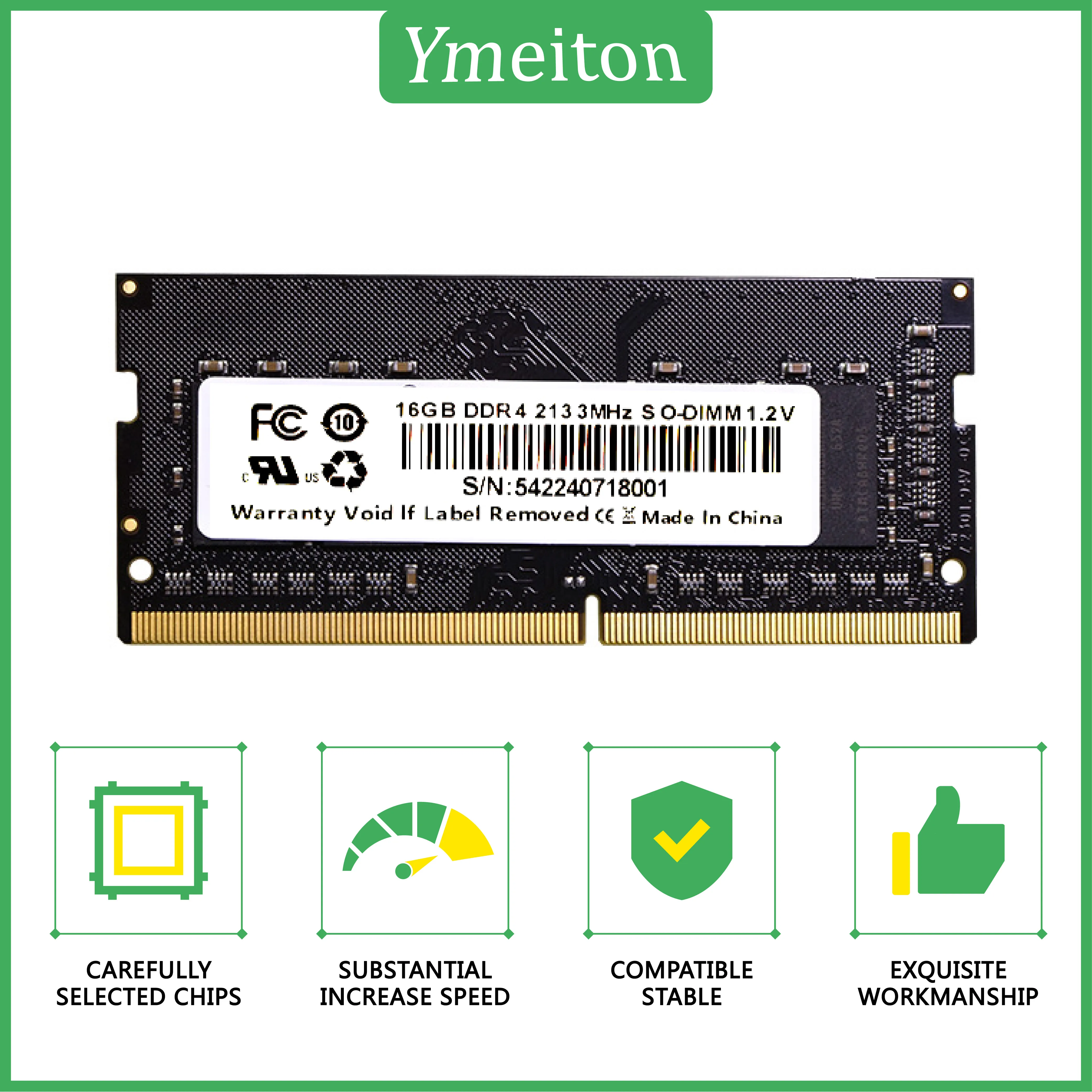 DDR4 Memory Universal 2400MHz 2666MHz 4GB 8GB 16GB 32GB SO-DIMM RAM 260-pin Laptop Memory Card Ymeiton 10pcs laptop memory module,laptop ram memory,notebook ram memory