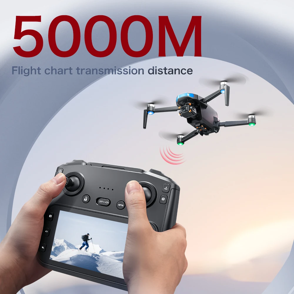 Drone S-X1 MAX 4K GPS 3 Eixos Motor Brushless 28min de Voo