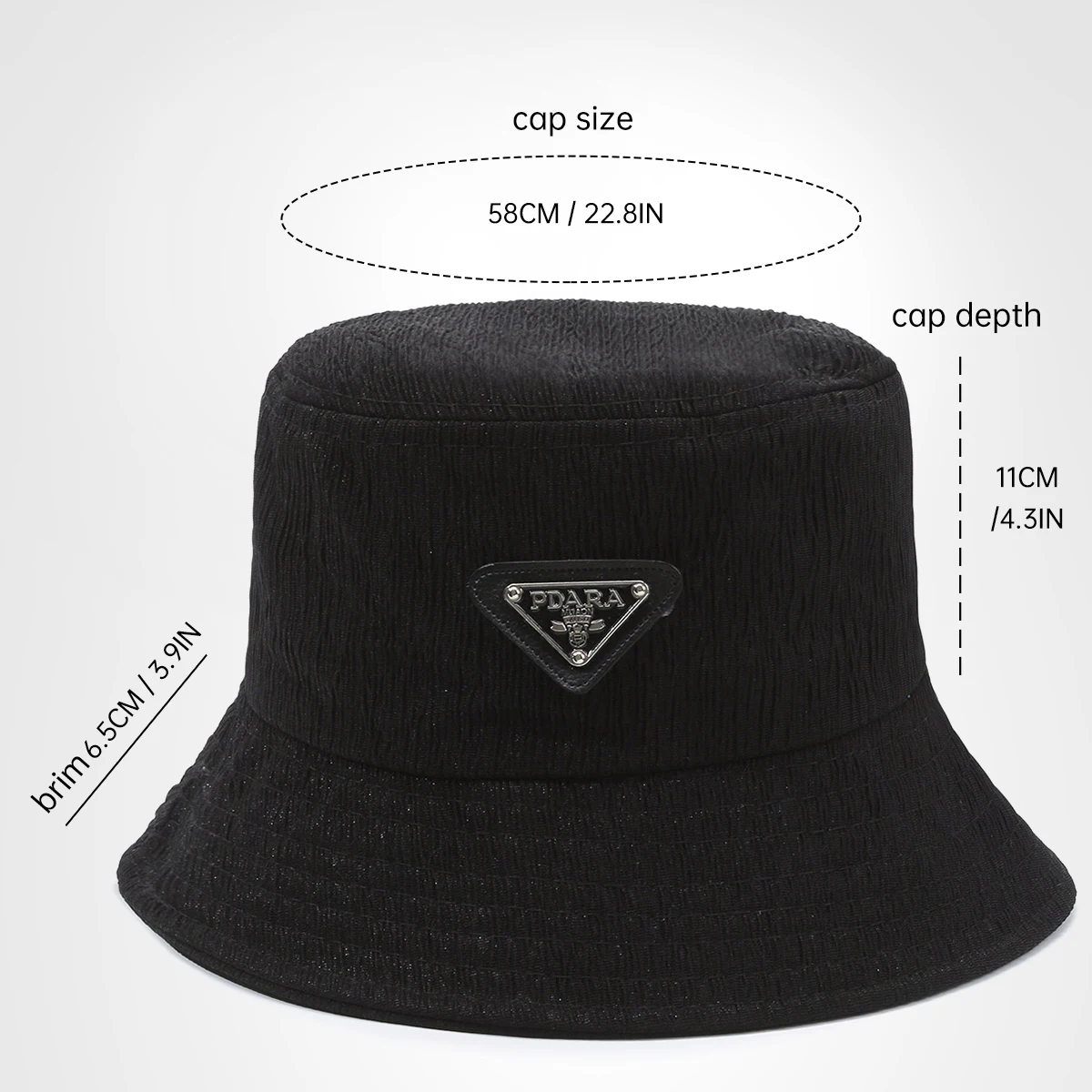 Japanese-Style Vintage Large-Brimmed Fisherman's Hat for Women, Artistic Pleated Bucket Hat for Outdoor Travel, Sports Sun Protection Hat for Men, Hiking