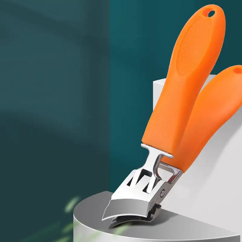 Wide Jaw Opening Anti-Splash Slanted Nail Clipper,pet nail clipper for Fingernail Toenail