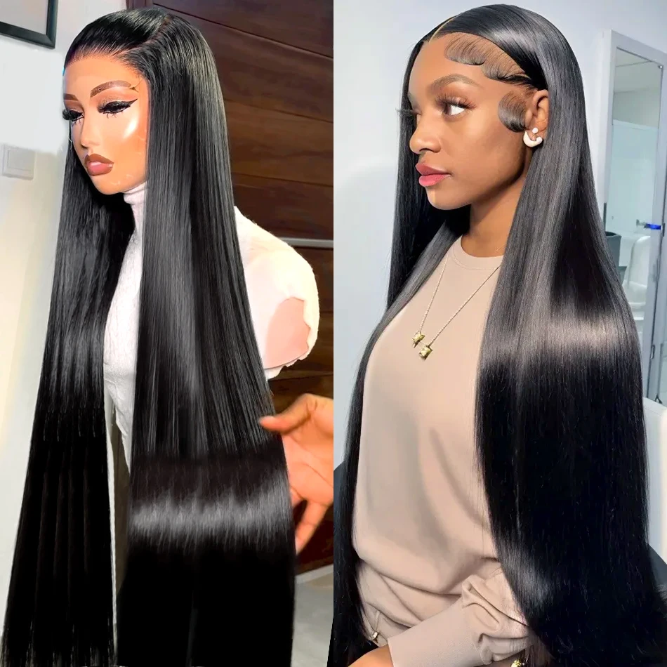 Bone Straight HD Transparent Frontal Wig