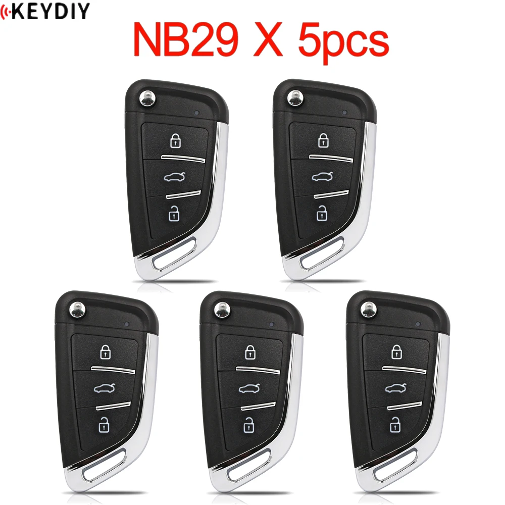Multi-functional Universal Remote Key for KD900 KD-X2 KD-MAX NB-Series 5PCS