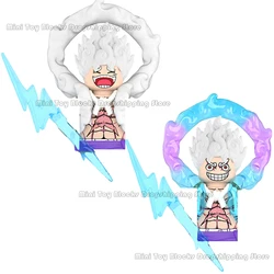 DY624 DY625 PG8244 Anime Japan Cartoon blocks Bricks Nika Luffy Dolls Mini Action Toy Figures Building Blocks Kids Assemble Toys