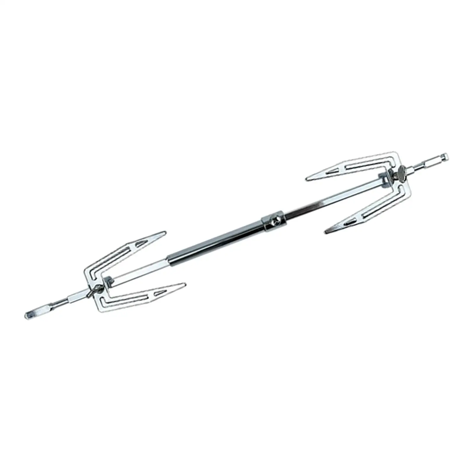 Telescopic BBQ Sticks Skewer Roasting Fork Rotate Grill Meat Brochettes