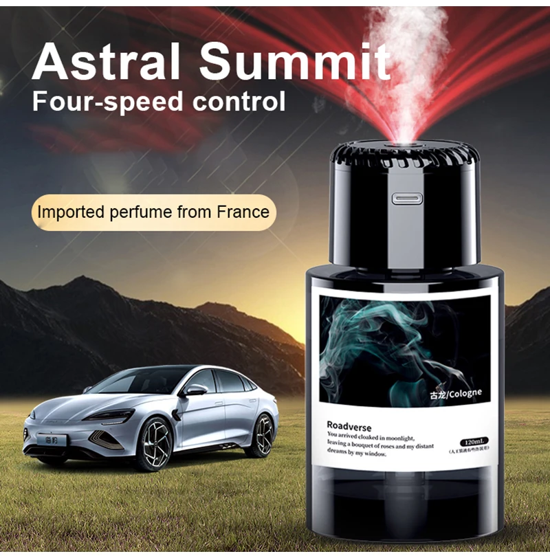 Car Air Freshener Electric Auto Air Diffuser Aroma Car Fragrance Mist Perfume Accessories Humidifier Aromatherapy