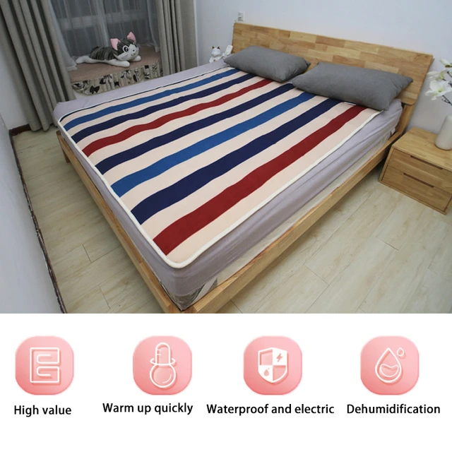 Electric Blanket 150x180cm 220/110V Thicker Heater Heated Blanket Mattress  Thermostat Electric Heating Blanket Winter Bed Warmer - AliExpress