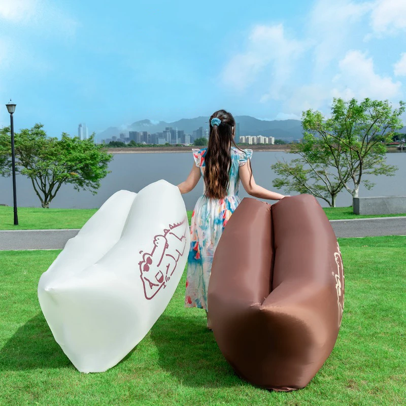 Lazy Sofa Trend Outdoor Products Fast Infaltable Air Bed Good Quality Sleeping Bag Inflatable Air Bag Portable Beach Sofa
