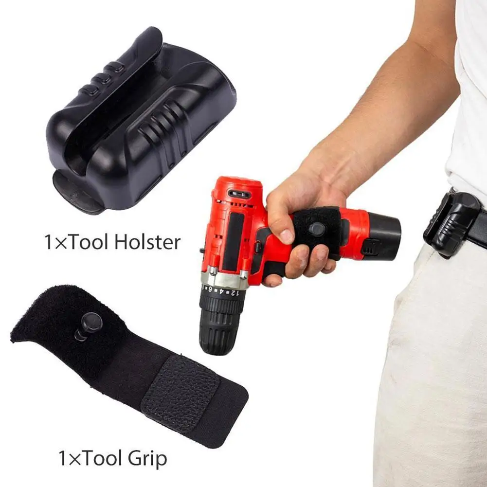 

Tool Holster Waist Tool Set Multifunctional Electric Drill Portable Buckle Holder For Wrench Hammer Screw Outdoor Travel Clip