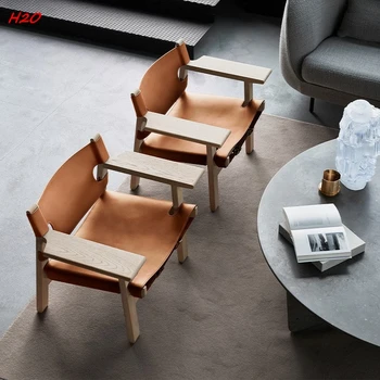 Nash Saddle Leather Chair 1