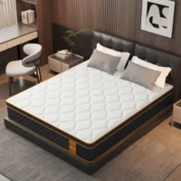 SKSBTF карманный пружинный матрас толщиной 25 см, матрасы из пены с эффектом памяти, гибридные дышащие бесшумные коврики для сна для взрослых