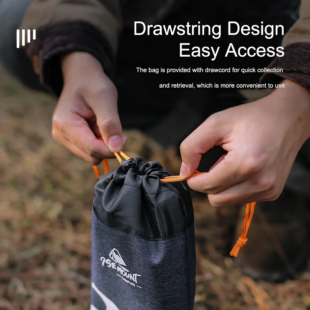 Oxford Cloth Hammer Nail Pouch Portable Camping Tent Stake Bag Drawstring Organizer Outdoor Camping Tools Tent Accessories