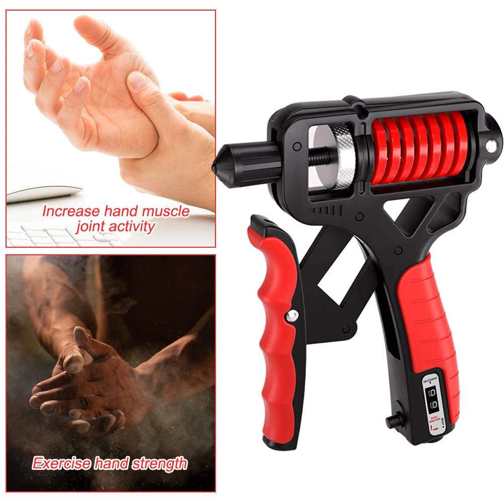 5-165kg Adjustable Heavy Hand Grip Strengthener Finger Expander