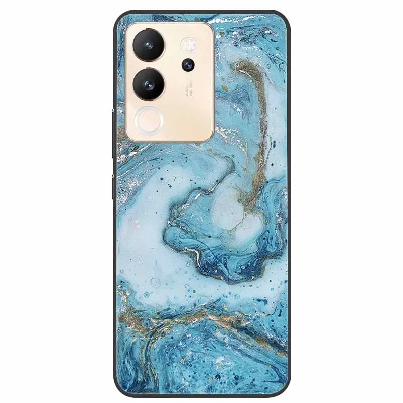 Lovely Marble Print TPU Silicone Phone Cover - Soft and Stylish Protection with Cool Design