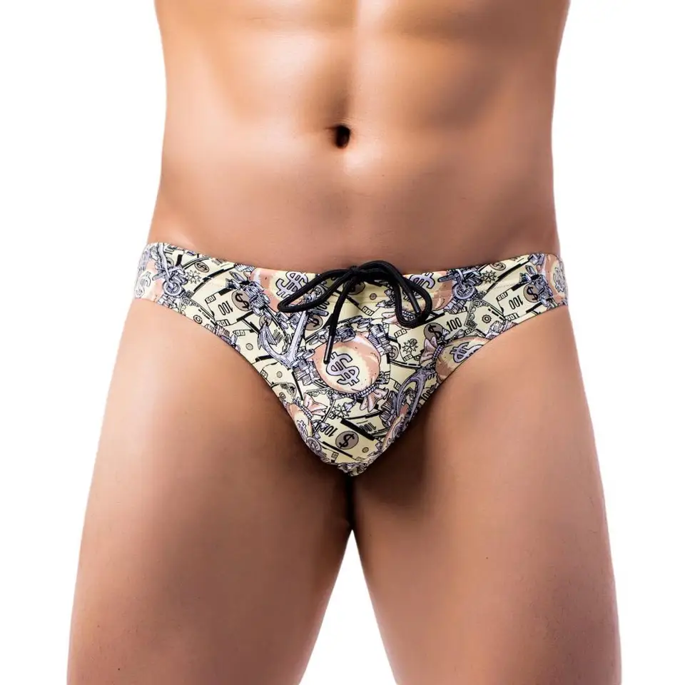 COSTUME DA BAGNO Uomo Uomo Uomo Uomo Persona Coraggiosa Slip Costume Da Bagno Intimo S M L XL EUR 5,54 - IT - Foto 5