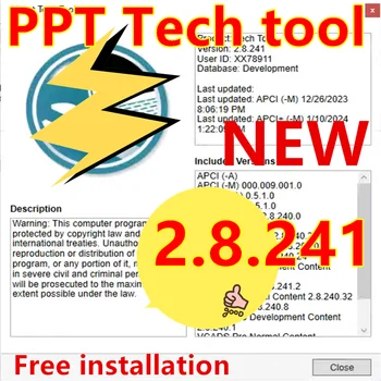 Nuovissimo Strumento Diagnostico 2026 Vocom con Tecnologia PTT Avanzata Techtool 2.8.241 ACPI + Software per Camion 2024.1 UD EWD + Techtool 2.8.360