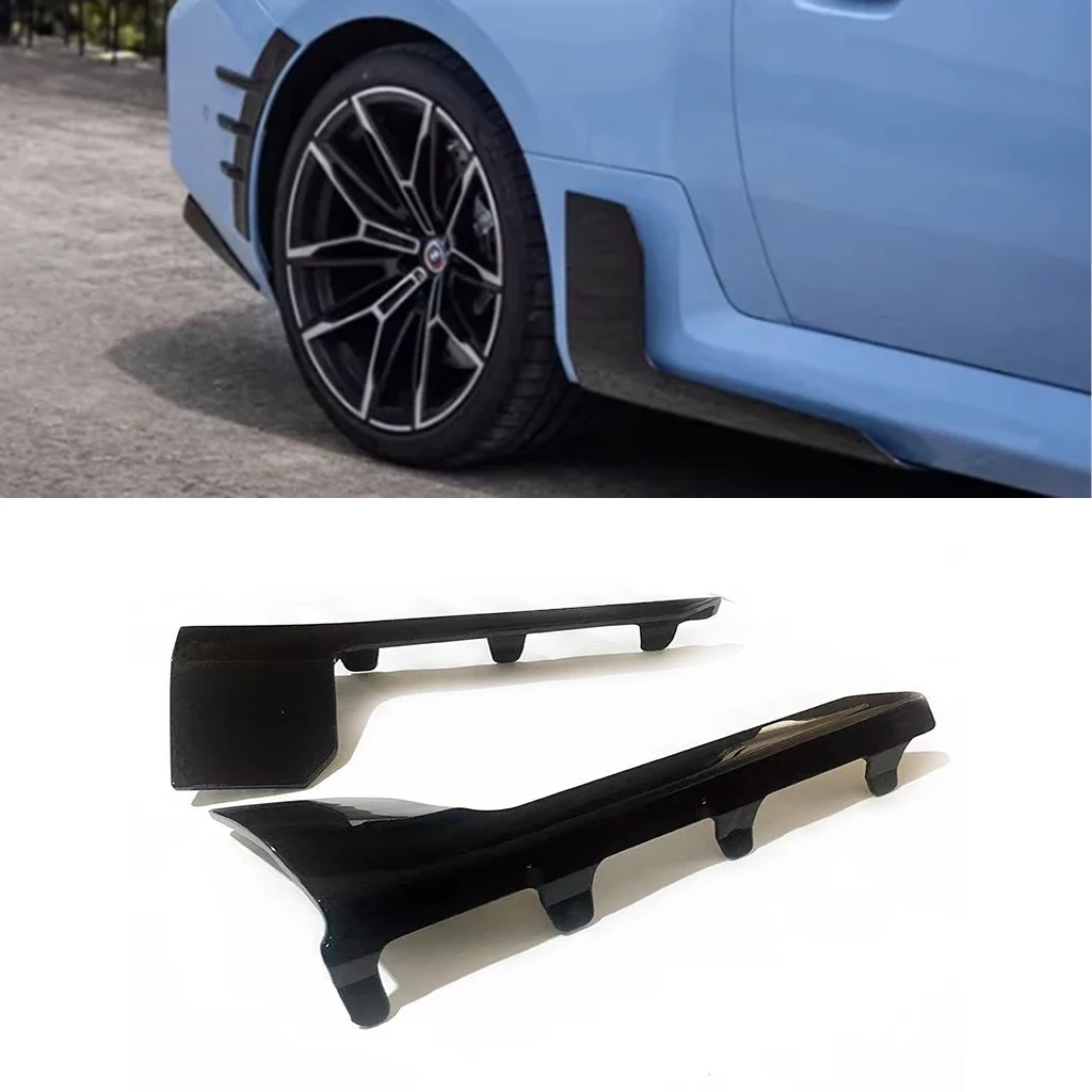 

Gloss Black Car Side Skirts Extension Rocker Splitters Diffuser Winglet Wings For BWM 2 Series G87 M2 Coupe 2023-2024